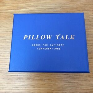 Pillow Talk Card Game for intimate couple conversations NWT